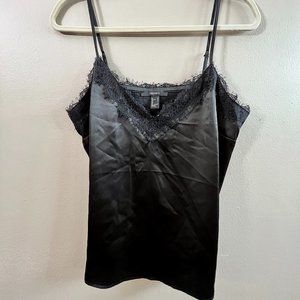 Forever 21 Silk Lace Top L